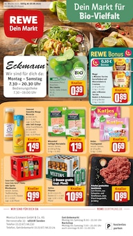 Aktueller REWE Prospekt "Dein Markt" Seite 1 von 30 Seiten