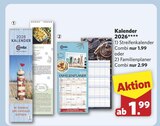 Streifenkalender 2026 Angebote von Combi bei combi Detmold für 1,99 €