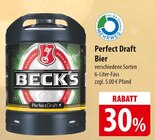 Beck's Perfect Draft Bier Angebote bei famila Nordost Gifhorn