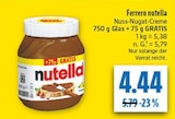 nutella Angebote von Ferrero bei diska Dresden für 4,44 €