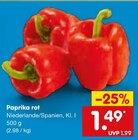 Aktuelle Paprika Angebote bei Netto Marken-Discount in Krefeld Aktuelles Paprika rot Angebot bei Netto Marken-Discount in Krefeld ab 1,49 €
