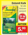 Dolomit Kalk von Sonnenhof für 5,99 € bei Zimmermann im Angebot Dolomit Kalk von Sonnenhof im aktuellen Zimmermann Prospekt