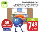 Bio Lachs Filets im Angebot bei E center in Fürth Bio Lachs Filets Angebote von followfood bei E center Fürth für 7,49 €