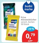 Feuchte Allzwecktücher von Priva im aktuellen budni Prospekt