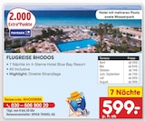 FLUGREISE RHODOS Angebote von SPICA TRAVEL AG bei Netto Marken-Discount Bautzen für 599,00 €