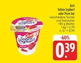 EDEKA Mildenau - Sahne Joghurt Angebot im Prospekt Sahne Joghurt bei EDEKA im Mildenau Prospekt für 0,39 €