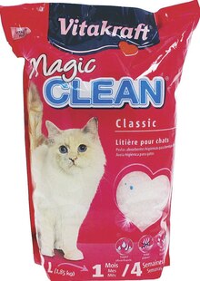 Géant Casino Beaucouzé - Litière pour chats Magic Clean Classic Promo Litière pour chats Magic Clean Classic dans le catalogue Géant Casino "Le salon de l'animal de compagnie" à Beaucouzé