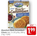 Back-Camembert Classic im Angebot bei EDEKA in Saarbrücken Back-Camembert Classic Angebote von Alpenhain bei EDEKA Saarbrücken für 1,99 €
