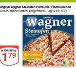 Original Wagner Steinofen Pizza Angebote von Wagner bei GLOBUS Neubrandenburg für 1,79 €