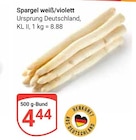 Spargel weiß/violett bei GLOBUS im Jena Prospekt für 4,44 €