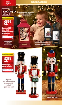 Promo Bougies de noël dans le catalogue Lidl du moment à la page 52