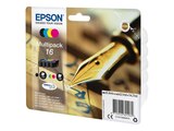 Epson 16 Stylo plume - Pack de 4 - noir, cyan, magenta, jaune - cartouche d'encre originale - Epson dans le catalogue Bureau Vallée