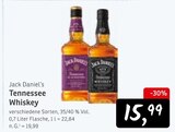Aktuelle Jack Daniels Angebote bei Konsum in Pirna Aktuelles Tennessee Whiskey Angebot bei Konsum in Pirna ab 15,99 €