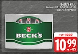 Pils. im Angebot bei E center in Remscheid Pils. Angebote von Beck's bei E center Remscheid für 10,99 €