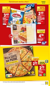 Promo Pizza 4 Fromages dans le catalogue Lidl du moment à la page 7