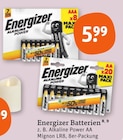 Aktuelle Batterie Angebote bei tegut in Erfurt Aktuelles Alkaline Power AAA Angebot bei tegut in Erfurt ab 5,99 €