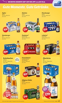 Bier im Huster Prospekt "Aktuelle Angebote" mit 12 Seiten (Plauen)