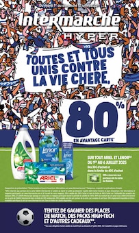 Prospectus Intermarché de la semaine "TOUTES ET TOUS UNIS CONTRE LA VIE CHÈRE." avec 1 pages, valide du 01/07/2025 au 13/07/2025 pour Saint-Jean-de-Muzols et alentours