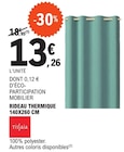 Rideau Thermique 140x260 cm - Tissaia en promo chez E.Leclerc Bourg-en-Bresse à 13,26 €