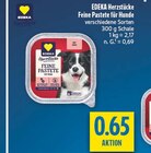 Feine Pastete für Hunde Angebote von EDEKA Herzstücke bei diska Görlitz für 0,65 €