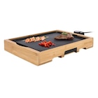 Plancha en bambou - TRISTAR en promo chez Carrefour Angers à 29,99 €