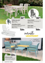 Aktueller Hagebaumarkt Prospekt mit Sonnenliege, "GARTENMÖBEL & CAMPING", Seite 40