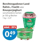 Rahmjoghurt im V-Markt Prospekt Rahmjoghurt von Berchtesgadener Land im aktuellen V-Markt Prospekt für 0,49 €