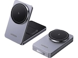 2-in-1 Magnetic Wireless Charger Apple, Samsung, Huawei, Xiaomi, Lenovo, etc, Gray von UGREEN im aktuellen MediaMarkt Saturn Prospekt
