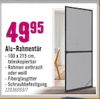 Alu-Rahmentür im Hornbach Prospekt Alu-Rahmentür von im aktuellen Hornbach Prospekt für 49,95 €