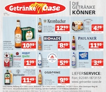 Getränke Oase Prospekt für Hamm mit 1 Seite Getränke Oase Prospekt für Hamm: "Aktuelle Angebote", 1 Seite, 10.08.2026 - 15.08.2026
