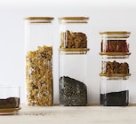 Pot de conservation carré BAMBOU - PEBBLY - Cuisine Plaisir à Grenoble Pot de conservation carré BAMBOU - PEBBLY en promo chez Cuisine Plaisir Grenoble à 12,50 €