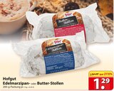 Hofgut Edelmarzipan- oder Butter-Stollen Angebote bei famila Nordost Hannover für 1,29 €