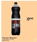 Promo Cola zéro à 0,45 € dans le catalogue Monoprix à Dinan