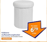 Faltbarer Aufbewahrungshocker Angebote bei Action Ingolstadt für 6,79 €