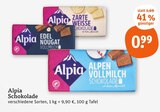 Zarte Weisse Schokolade im Angebot bei tegut in Jena Zarte Weisse Schokolade Angebote von Alpia bei tegut Jena für 0,99 €