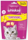 Friandises pour chat Temptations - Whiskas en promo chez Super U Friandises pour chat Temptations - Whiskas dans le catalogue Super U