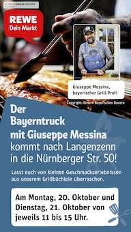 REWE Prospekt der Woche "Dein Markt" Seite 1, 13.10.2025 bis 18.10.2025 für Langenzenn Aktueller REWE Prospekt "Dein Markt" Seite 1 von 34 Seiten für Langenzenn