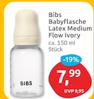 Babyflasche Latex Medium Flow Ivory von Bibs für 7,99 € bei budni im Angebot Babyflasche Latex Medium Flow Ivory von Bibs im aktuellen budni Prospekt