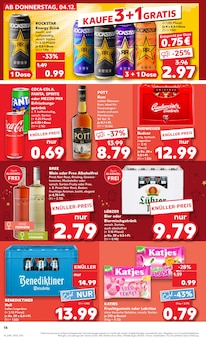 Coca Cola im aktuellen Kaufland Prospekt (Rostock) Coca Cola im Kaufland Prospekt "KNĂśLLER" mit 74 Seiten (Rostock)