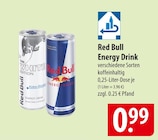 Energy Drink im Angebot bei famila Nordost in Norderstedt Energy Drink Angebote von Red Bull bei famila Nordost Norderstedt für 0,99 €