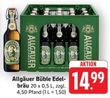 EDEKA - Büble Edelbräu Angebot im Prospekt Büble Edelbräu bei EDEKA im Prospekt "" für 14,99 €