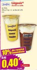 Liégeois chocolat ou vanille - LANDFIEN en promo chez Norma Belfort à 0,40 €