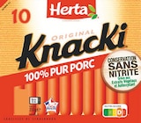 Knacki 100% Pur Porc Conservation Sans Nitrite - Herta à 1,29 € dans le catalogue Netto