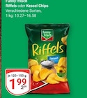 Aktuelles Riffels oder Kessel Chips Angebot bei GLOBUS in Koblenz ab 1,99 €