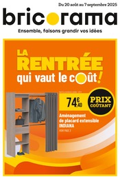 Prix et réduction Placard dans le prospectus Bricorama en cours Offre Placard dans le catalogue Bricorama du moment à la page 1