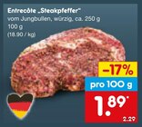 Aktuelles Entrecôte „Steakpfeffer“ Angebot bei Netto Marken-Discount in Fürth ab 1,89 €