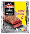 Viande bovine : 3 faux-filets à griller - CHARAL dans le catalogue Intermarché Super