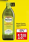 Classico natives Olivenöl extra Angebote von Monini bei Marktkauf Freiburg für 13,99 €