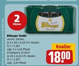 Aktuelles Bitburger Stubbi Angebot bei REWE in Recklinghausen ab 18,00 €
