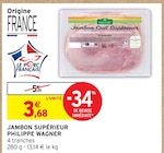 Promo Jambon supérieur à 3,68 € dans le catalogue Intermarché à Saint-Raphaël